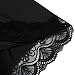 Ekouaer Women's Sexy Sleepware Satin Lace Camisole Sleep Dress,Black,Medium