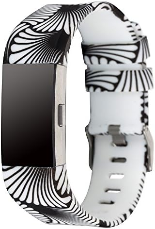 Fitbit Charge 2 Bands Classic New Fashion Sports Smart Watch Replacement Accessory Wristband (Flower-04)