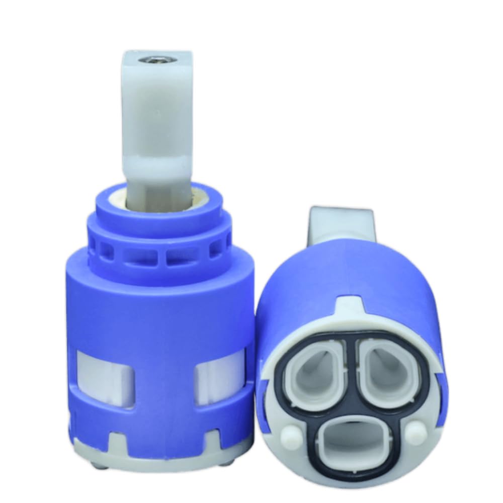 Schläfer 480051 |25mm Mixer Cartridge, Replacement Cartridge for Low Ceramic Mixers with 2 Feet, for Kitchen, Bathroom, Shower and Bathtub Mixer Taps, Kerox K25 Ops Model