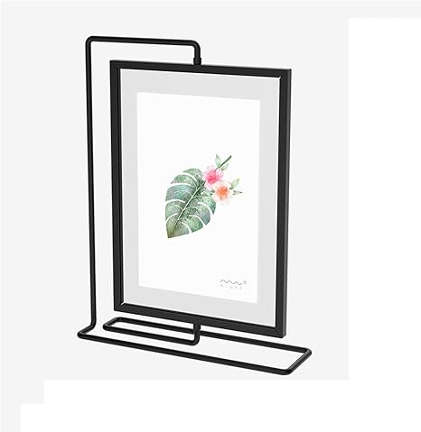 Amazon Co Jp プレキシグラスカバー 高品位ガラスデスク写真表示写真付きメタルフォトフレーム無料立ちコレクション額縁の装飾 ホーム キッチン