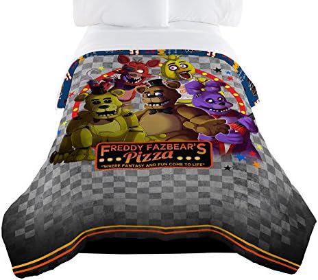 Scott Games Five Nights At Freddy's Pizza Security Twin/Full Comforter