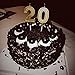Multicolor Glitter Happy Birthday Numbers Candles Cake Topper Decoration for Adults/Kids Party