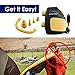 AUTO-VOX 12V DC Portable Electric Air Compressor Pump for Inflatables, Air Mattress Beds, and Pool Floats