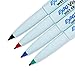 EXPO 16074 Vis-A-Vis Wet-Erase Overhead Transparency Markers, Fine Point, Assorted Colors, 4-Count