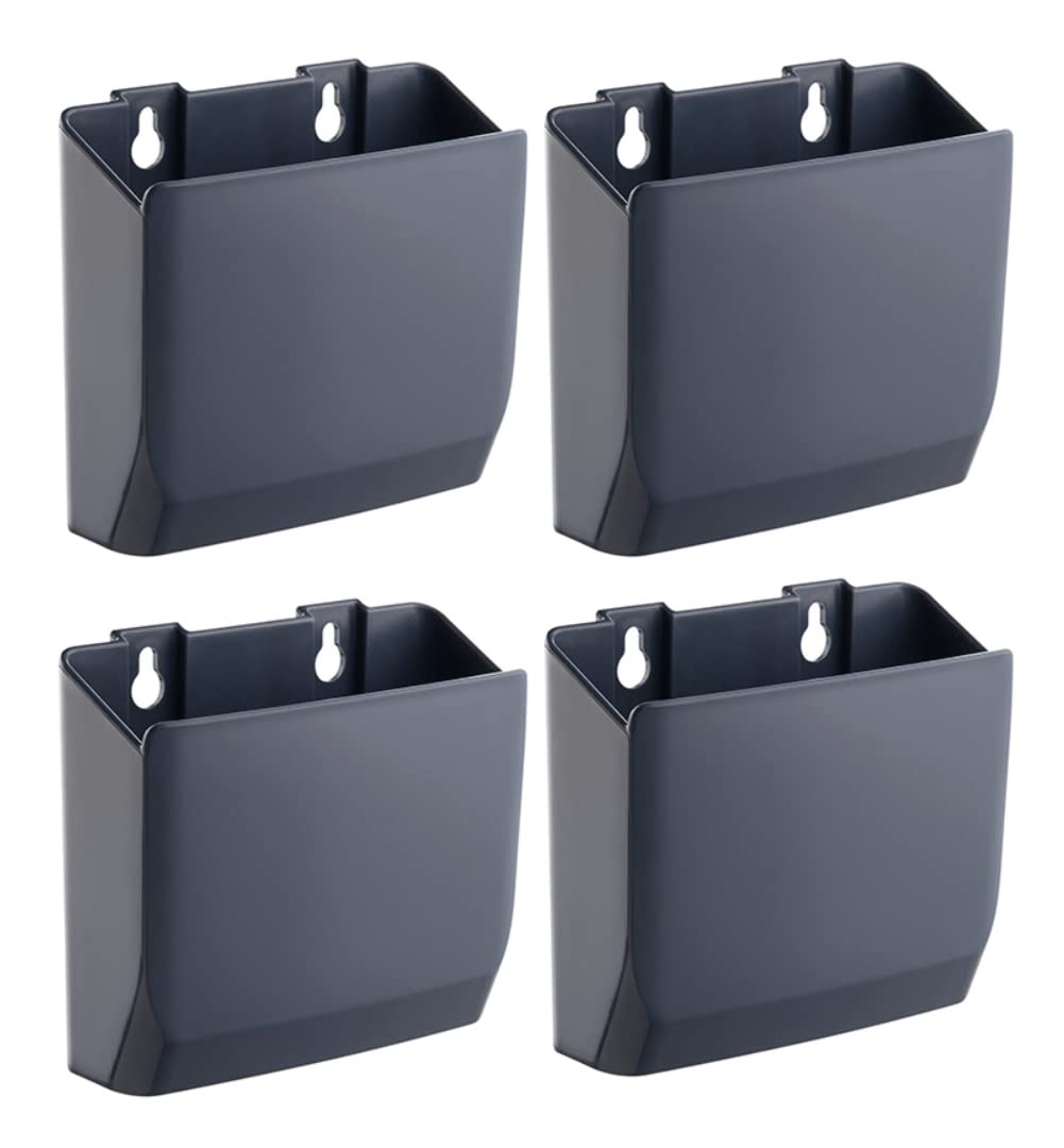 Part King 4 x Universal Hale Navy Wall Storage Holder Remote Pens Tools Office Screw Tape Home School Whiteboard Marker Pen