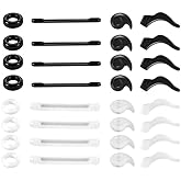 Sunuly 16 Pairs Eyeglasses Retainers, Premium Silicone Anti-Slip Eyeglass Holder, Comfort Ear Grip Hooks Protectors for Spect