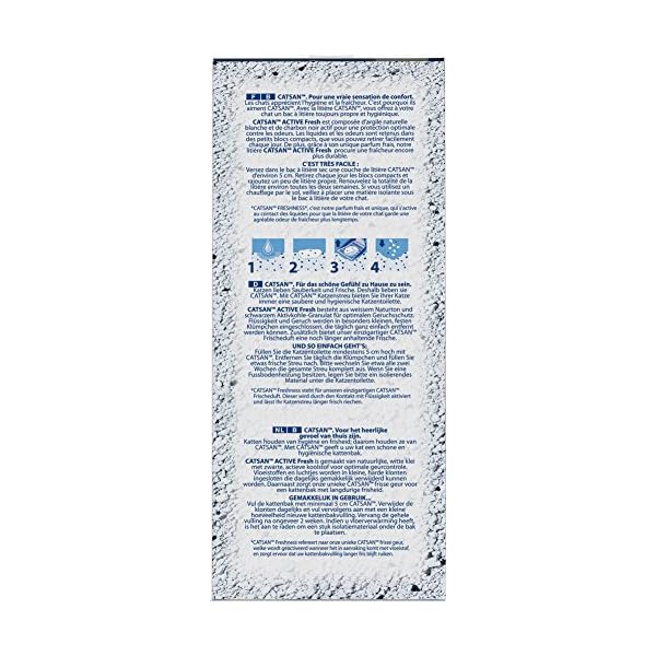 Catsan Active Fresh Lettiera Agglomerante per gatto – Controllo degli odori – 5 L Catsan Catsan Active Fresh Lettiera Agglomerante per gatto – Controllo degli odori – 5 L