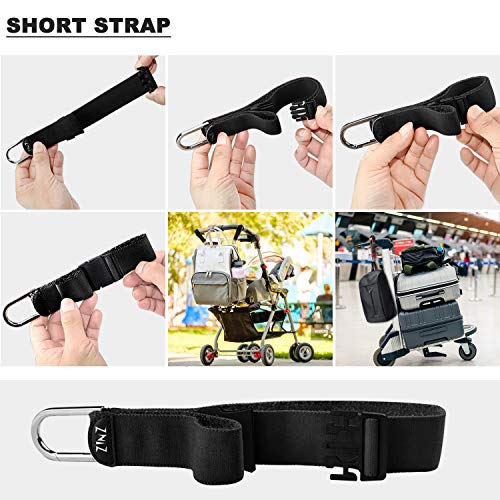 Add A Bag Luggage Strap Jacket Gripper, ZINZ Dring Hook Baggage