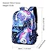 DOLIROX Anime Luminous Backpack Cool Fashion Boys Girls Outdoor Backpack Daypack Unisex Shoulder School Bag Laptop Bag (Star Blue)