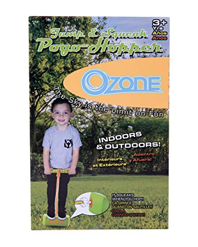 image for Flybar Ozone Jump & Squeak Pogo Hopper for Kids Fun and Safe Pogo Stic