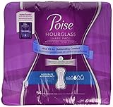 Poise Hourglass Pads, Moderate, (Pack of 2) 54-count Each