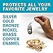 Premium Jewelry Protective Coating and Sealer for Allergies and Sensitive Skin Nickel Silver Protection