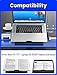 Laptop Stand, Adjustable Laptop Stand Riser, Foldable Desktop Notebook Holder Mount, Adjustable Eye-Level Ergonomic Design, Portable Laptop Riser for Computer PC Tablet Phone, Multi-Angle EURPMASKthumb 4