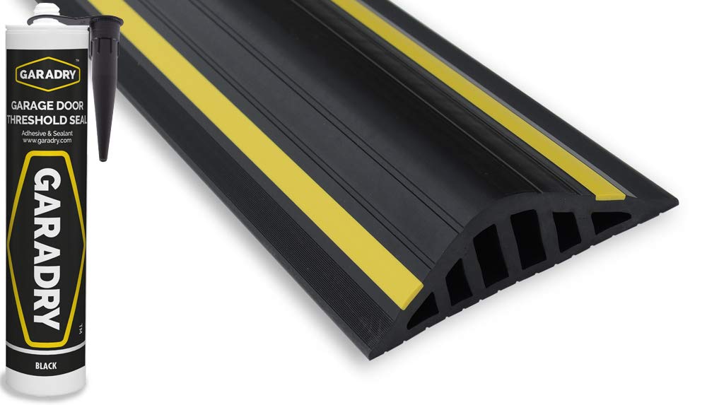 Weather Stop Garagentor Dichtungsatz Wassersperre WS013 550 Schwarz