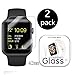 Skypat lll046 Tempered Glass 9H Hardness, Dust-Free, Fingerprint-Free Apple Watch 42 mm Smart Watch Screen Protector - 2 Piece