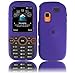 Purple Rubberized Hard Faceplate Cover Phone Case for Samsung Gravity 2 T469 T404G