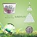 Reusable Silicone Food Storage Bags- Ideal for Snack, Lunch, Sandwich, Fruit, Vegetable, Stationery, Travel, Ziplock Sous Vide, Airtight and Microwave Freezer Dishwasher Safe, no BPA (Pack Of 6)