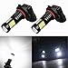 Alla Lighting 6000K Xenon White H10 9140 9045 9040 9145 LED Fog Lights Bulbs, 2000 Lumens High Power 3030 36-SMD Extremely Super Bright