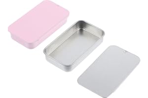 VILLCASE 2Pcs Small Metal Bird Training Food Boxes Lightweight Outdoor Portable Bird Feeding Cases with Slide