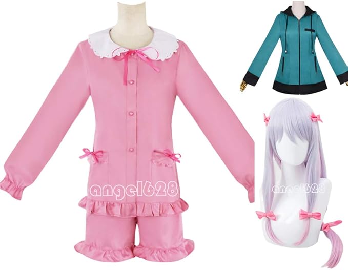Amazon コスプレ衣装 エロマンガ先生 和泉紗霧 いずみ さぎり パジャマ コスプレ Cosplay コスチューム コス Cos 仮装 変装 パジャマ コート ウィッグ Xxl コスプレ 仮装 通販