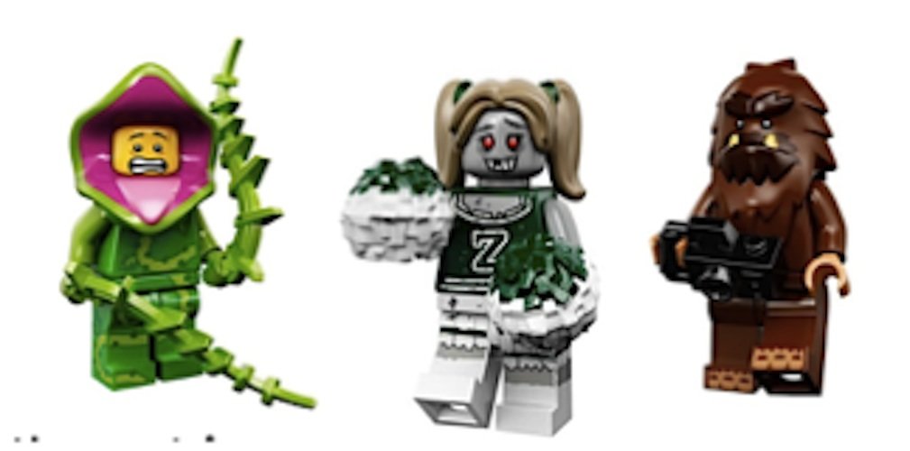 Lego Plant Guy Zombie Cheerleader Bigfoot Collectible Minifigures