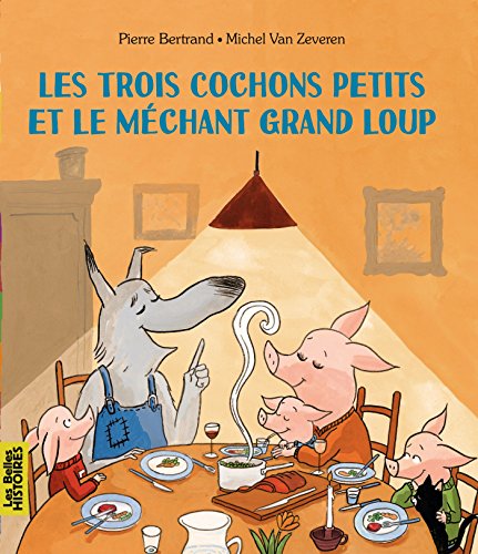 Les  trois cochons petits et le méchant grand loup