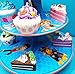 Astra Gourmet Paw Dog Patrol Cupcake Tower/Cardboard Cupcake Stands - 3 Tier Dessert Cupcake Tree Display Stand - For Baby Showers, Birthday Party