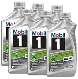Mobil1 123875 ESP Formula Engine Oil 0W-40 (6 quarts)