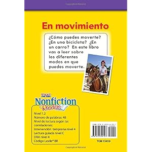 En movimiento (On the Go) (Spanish Version) (TIME FOR KIDS® Nonfiction Readers) (Spanish Edition)
