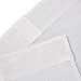 Deconovo White Sheer Curtains Rod Pocket Linen Look White Sheer Curtains Sheer Panels for Bedroom 52W x 95L White 2 Panels
