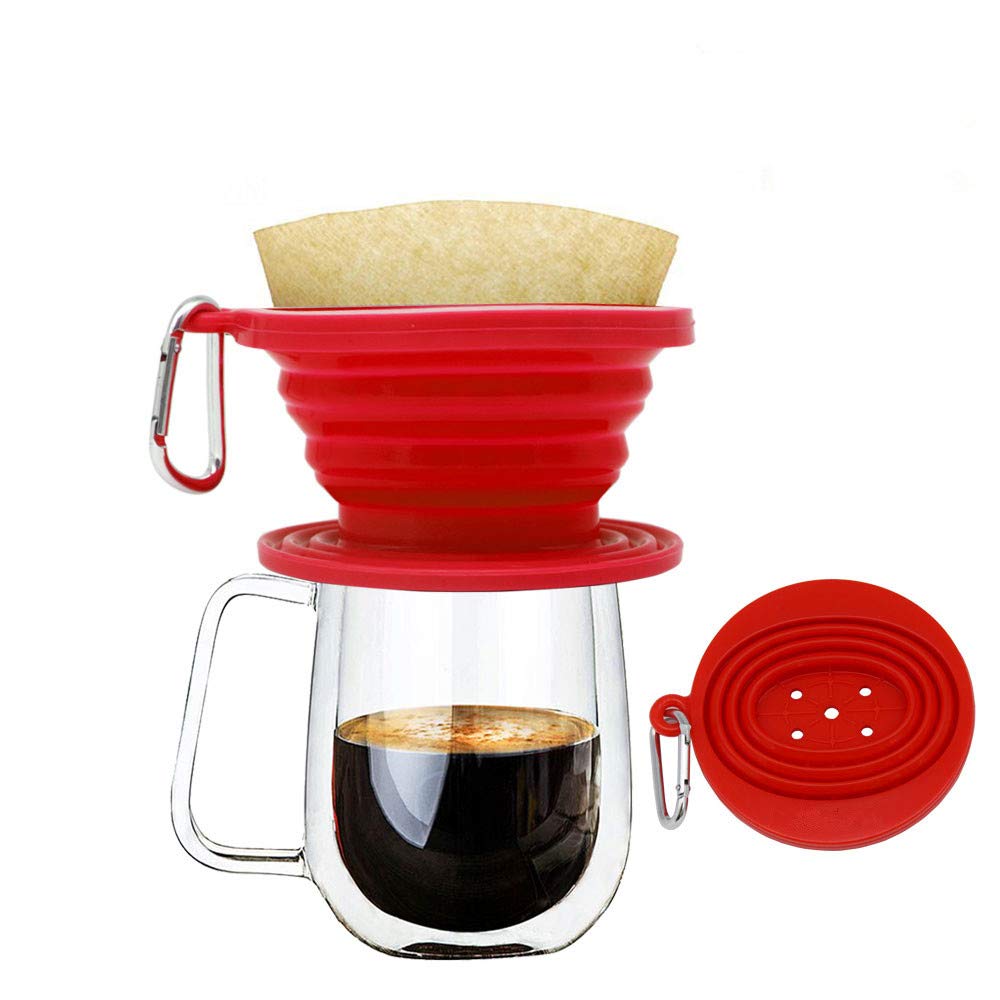 Buy Wolecok Silicone Collapsible Coffee Filter, Camping Coffee Dripper