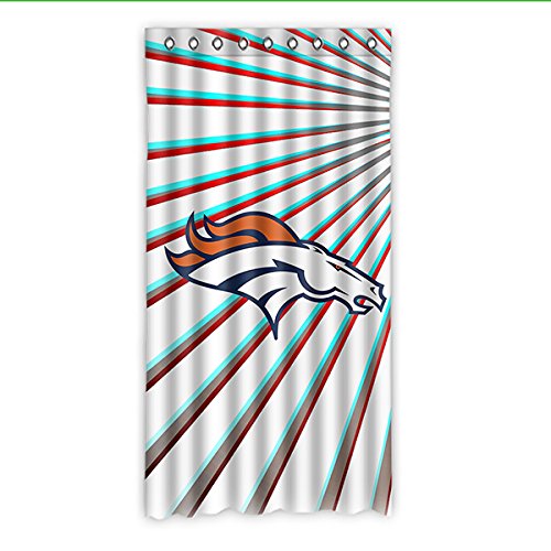 Buy HSAK NFL Denver Broncos Fabric Room Window Curtains 50" x 96"(one piece) Online at