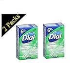 2 X 6 PACKS DIAL MOUNTAIN FRESH ANTIBACTERIAL DEODORANT SOAP 12 BARS TOTAL (6)