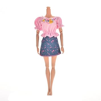 barbie denim skirt