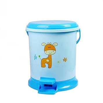 Amazon Com Battletter Household Fashionable Cartoon Step Trash