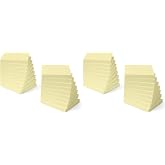 Amazon Basics Square Sticky Notes, Self-Stick Pads, 3 x 3 inches, Yellow, 36-Pack, 100 Sheets per Pad