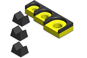 3D Tool Trays MagAttach Ratchet Organizer Kit (3 Piece Set, Yellow/Black)