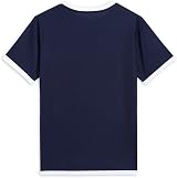 PUMA Unisex Kids teamLIGA Jersey Jr Shirt Peacoat- Puma White 116 view 4