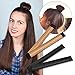 2 PCS Bun Hair Maker, Magic Hair Styling Donut Bun Maker, Hair Bun Shapers for Women Girls DIY Hairstyle Tools, No Clip Hair