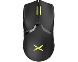 DELUX M800DB 70G(2.47oz) 2.4G Wireless Lightweight Gaming Mouse, Up to 50 Hr Battery Life, with PAW3335 16000DPI, Ultralight 