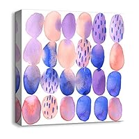 Canvas Wall Art Abstract Color Canvas Prints Home Artwork Decoration for Living Room,Bedroom - 12x12 inches