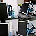 AKOAK 2 Pcs Headphone Headset Hanger Monitor Stand Holder Headset Stick-on Hook for Home and Office,Whitethumb 4