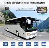 CAMECHO Wireless RV Backup Camera 4 Split Screen 7" Monitor DVR Night Vision view 2
