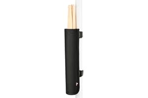 TXEsign Drumstick Holder Drum Sticks Holder Bag for Drumsticks Brushes Mallets, Hold 2 Pairs Sticks with Straps Attach to Drum Kit & Music Stand(Small)