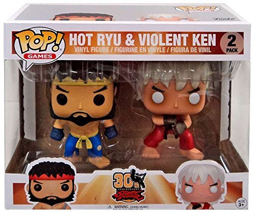 Funko POP! Hot Ryu & Violent Ken 30th Anniversary Street Fighter 2 Pack