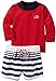 Carters Baby Boys 4th of July 2-Piece Rashguard Set Red