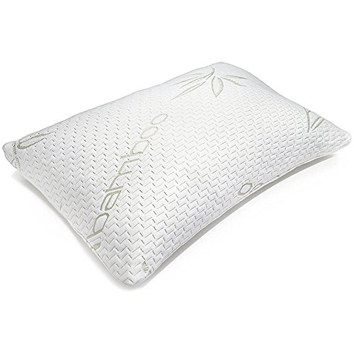 Hotel Comfort Premium Bamboo Memory Foam Pillow Queen Size Set