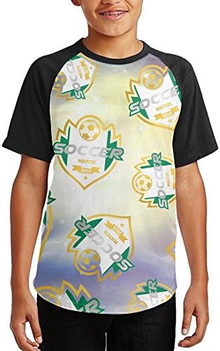 P0nh Shirt Soccer Match 2018 Nigeria Youth 3D Print Baseball T-Shirt Short-Sleeve Round Neck Raglan Tops