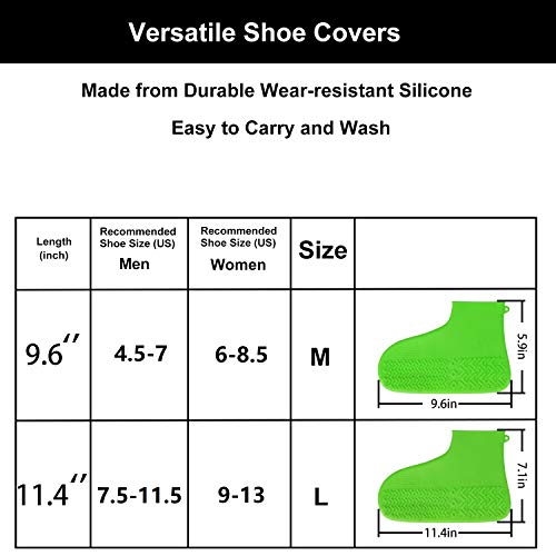 image for Daywin Waterproof Shoe Covers Versatile Overshoes for Rain, Mud, Beach