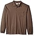 Haggar Men's Long Sleeve Signature Performance Minibox Polo